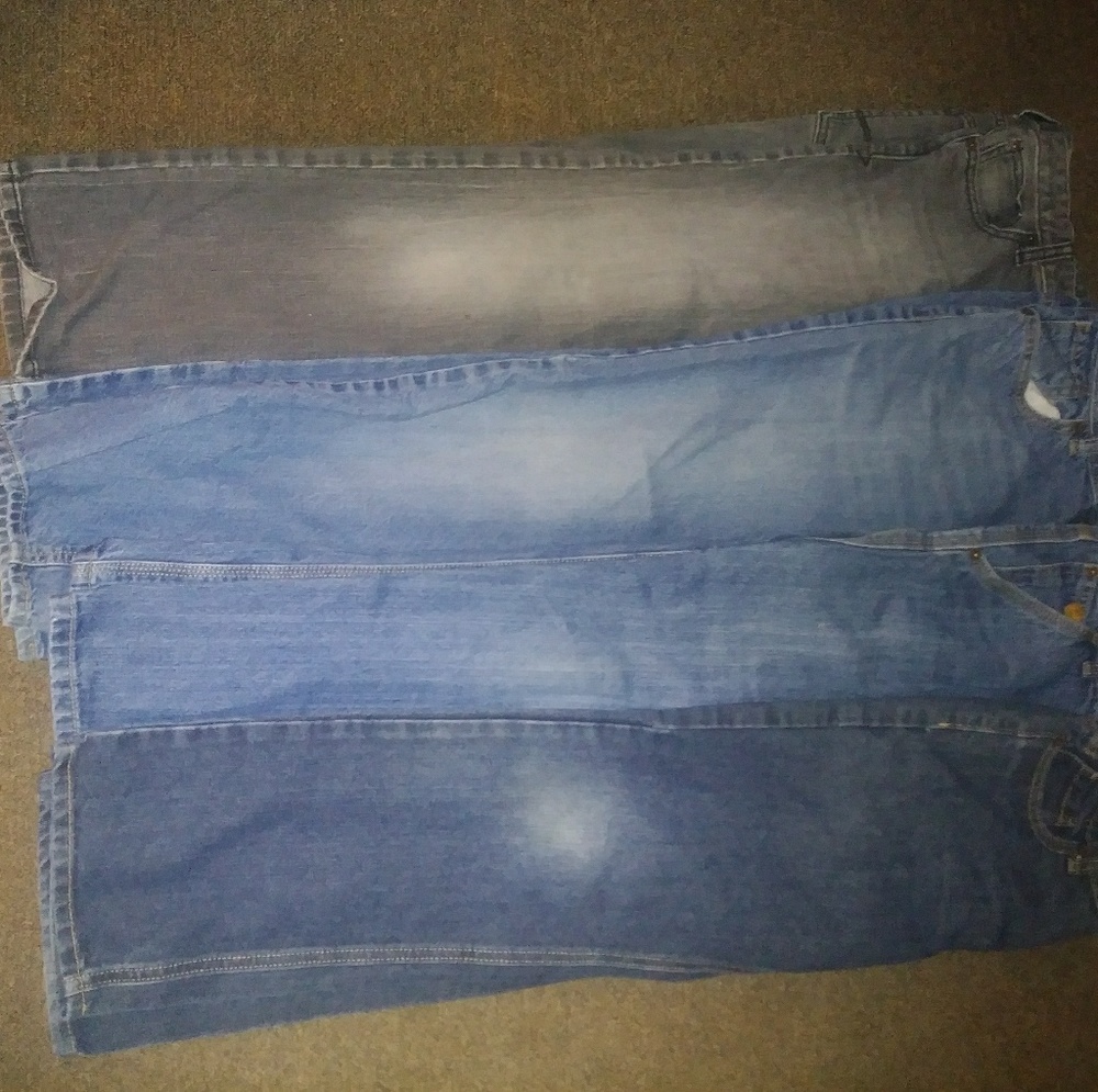 Boys Jeans Bundle 4 Pairs Size 12 Husky